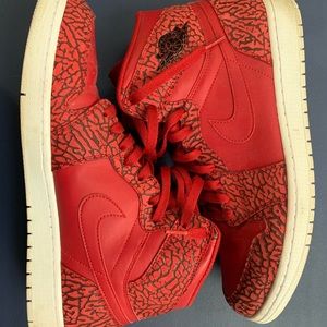 2016 Air Jordan 1 “Red Elephant” Print